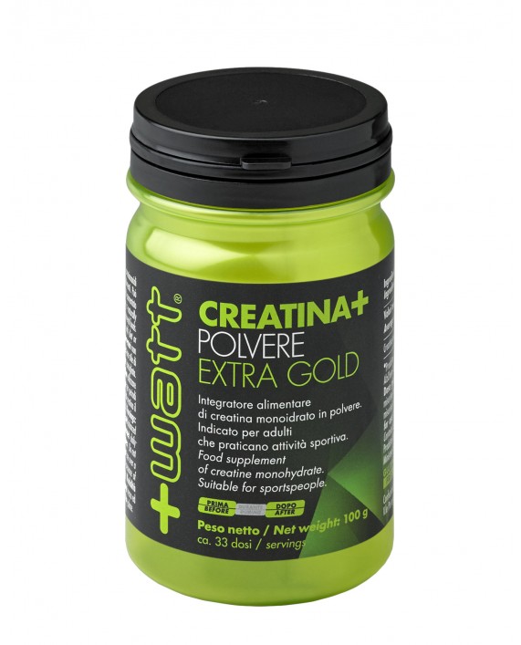 Creatina+ polvere Extra Gold 100 grammi- +Watt