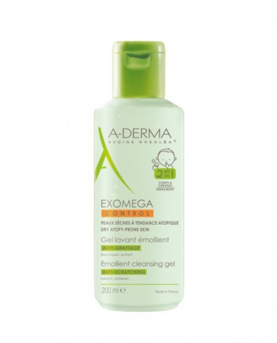 Exomega Control Gel Detergente Emolliente - A-Derma