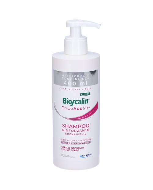 Bioscalin TricoAge 50+ Shampoo Rinforzante Ridensificante 400 ml - Bioscalin