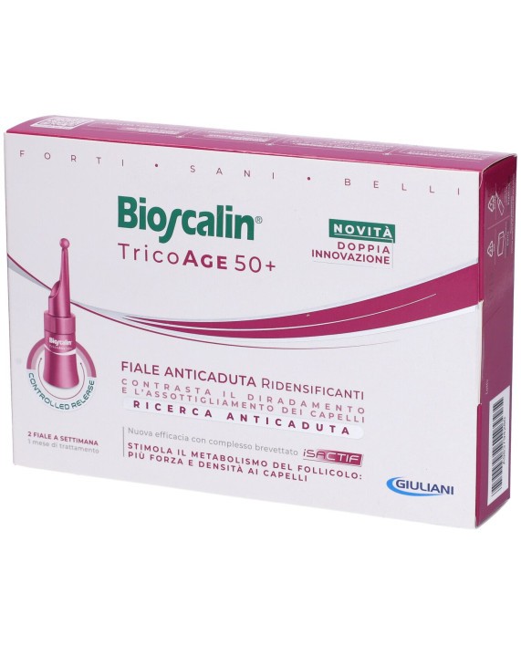 Bioscalin TricoAge 50+ Fiale Anticaduta Ridensificanti 8 fiale - Bioscalin