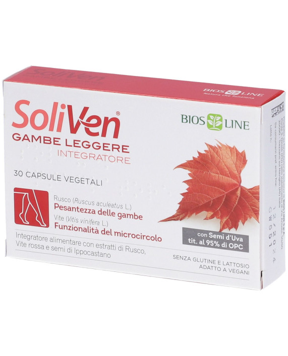 SoliVen Gambe Leggere 30 capsule - Bios Line