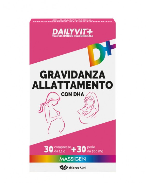 GRAVIDANZA ALLATTAMENTO CON DHA 30 +30 cpr Massigen