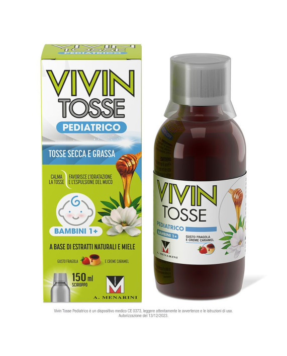 Vivin Tosse Pediatrico Sciroppo Tosse Secca e Grassa